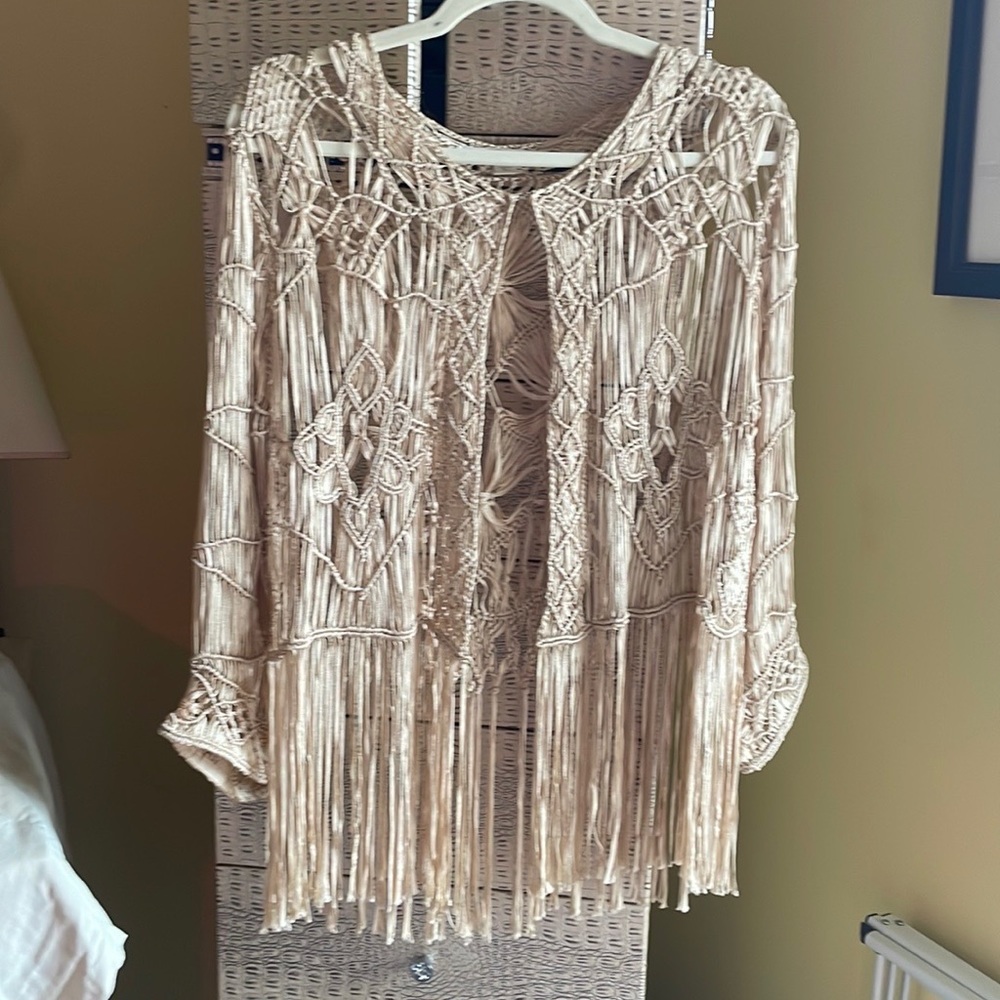 Retro hand tied ribbon jacket